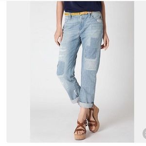 Anthropologie Holding Horses Patchwork Jeans
